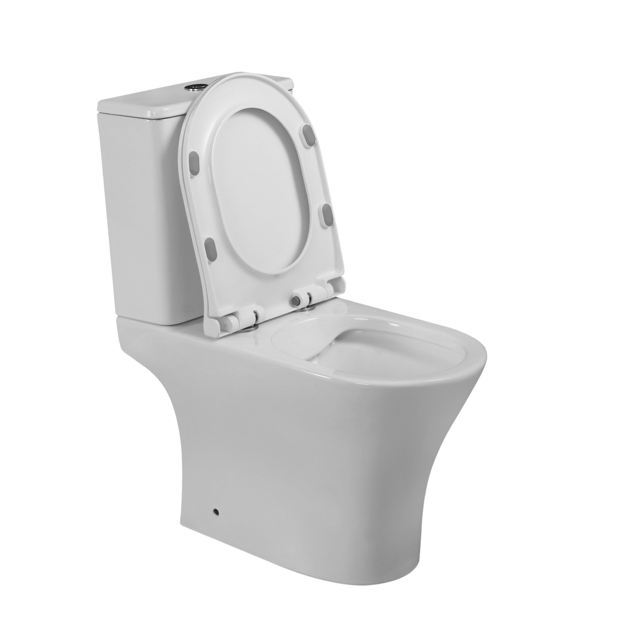 WC kompakt Dokos biały z deską wolnoopadającą  3