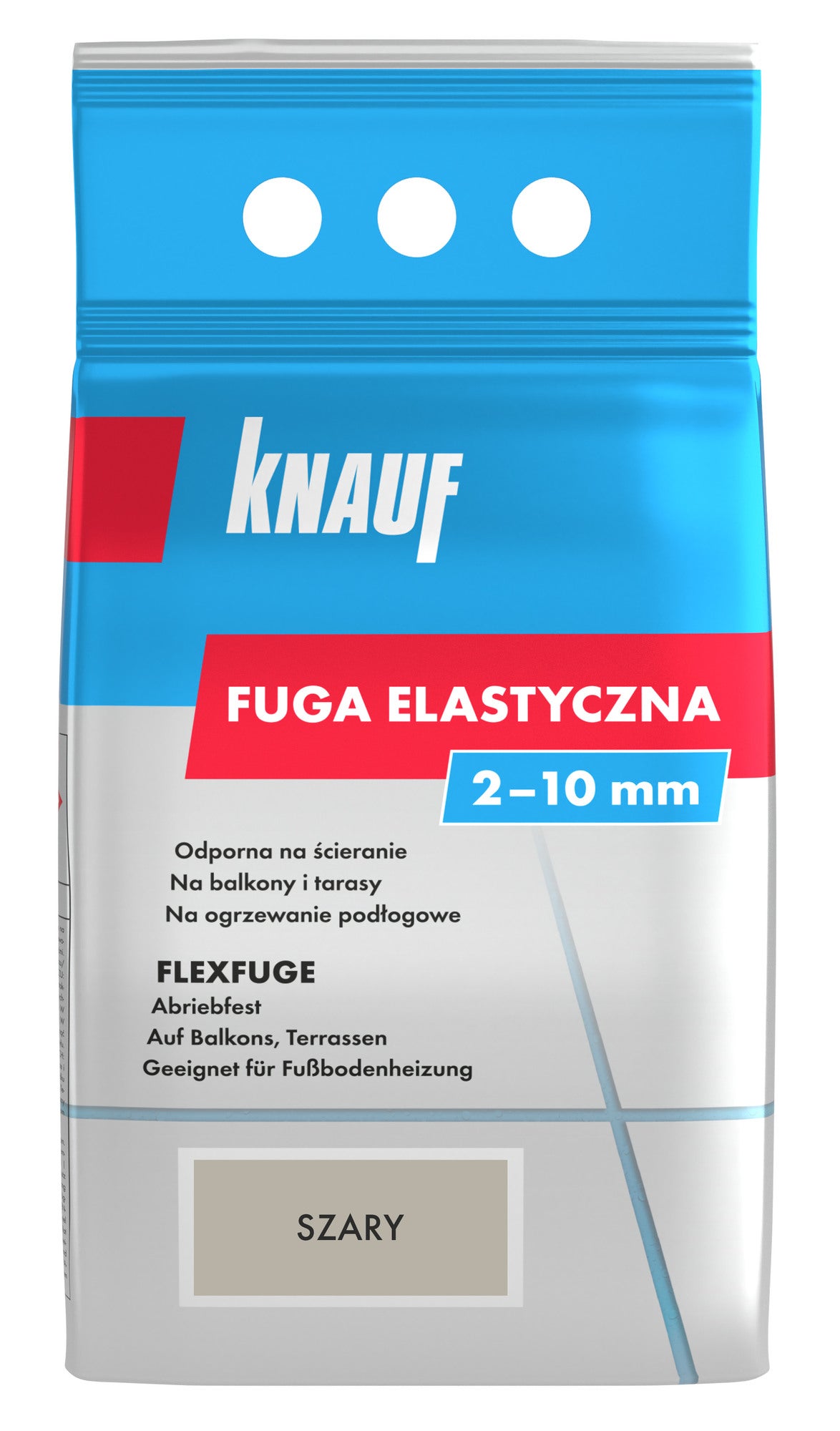 Фото - Герметик / рідкі цвяхи Knauf Fuga elastyczna  szary 4 kg 