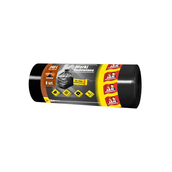 Worki budowlane Jan Niezbędny 240l 8 sztuk