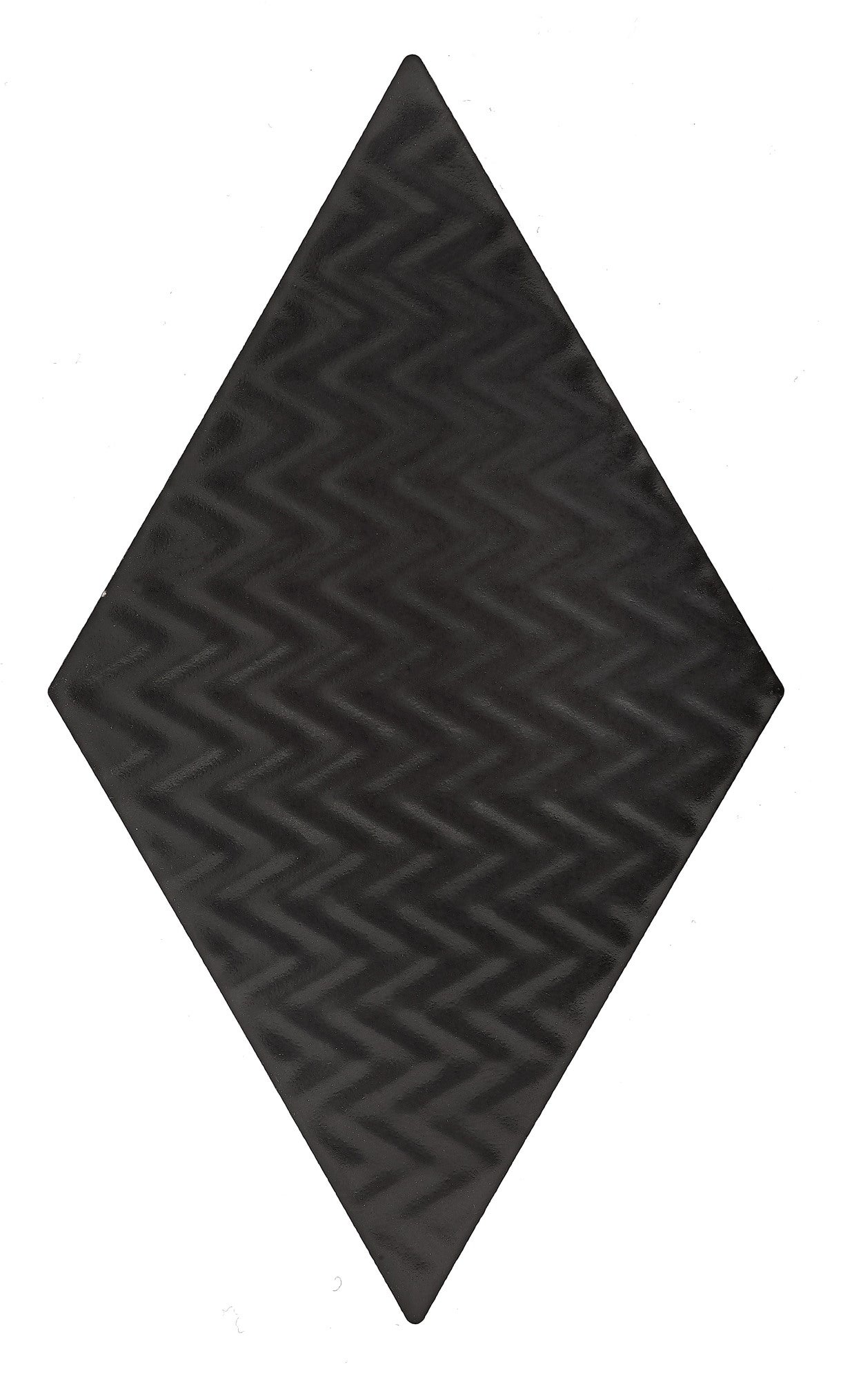 Фото - Плитка Mozaika ceramiczna Rombic black 04 mat 11.5x20 cm