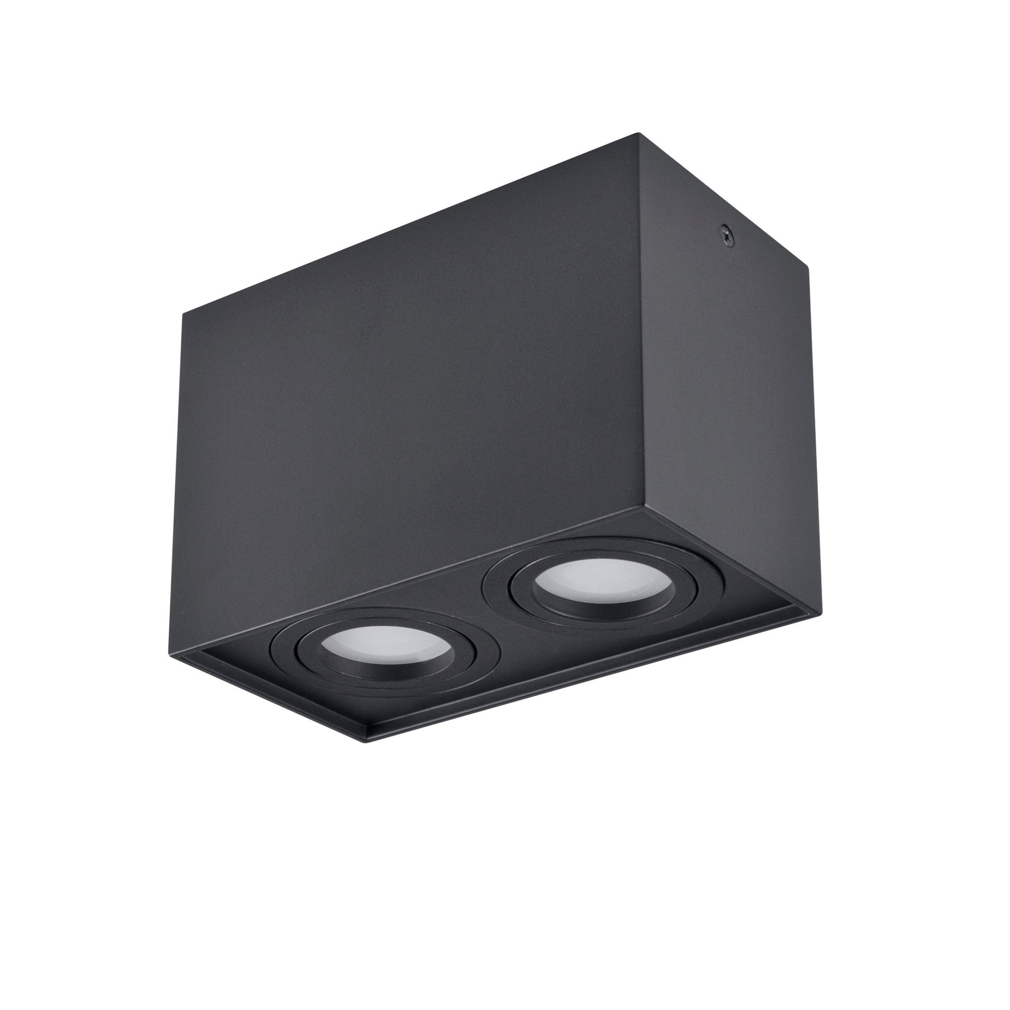 Oprawa natynkowa podwójna GU10 czarna 1