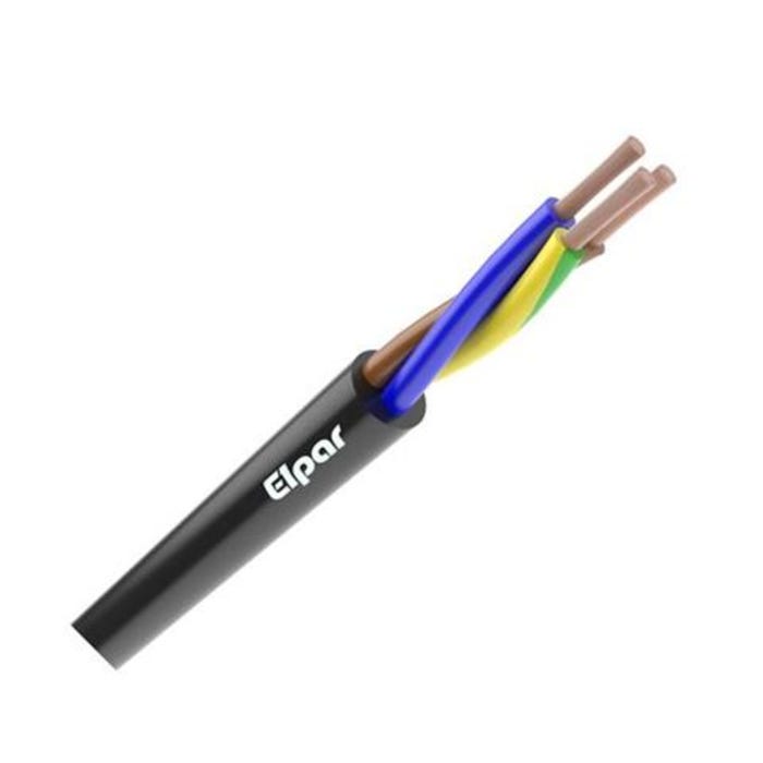 Przewód OMY (H03VV-F) 3X1,5 1M czarny