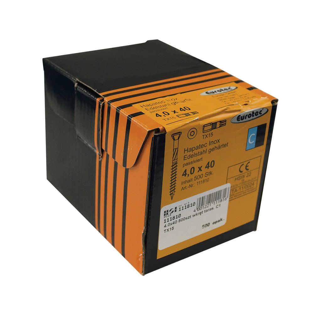 Wkręt tarasowy 4.0x40 mm (500 szt.) 1