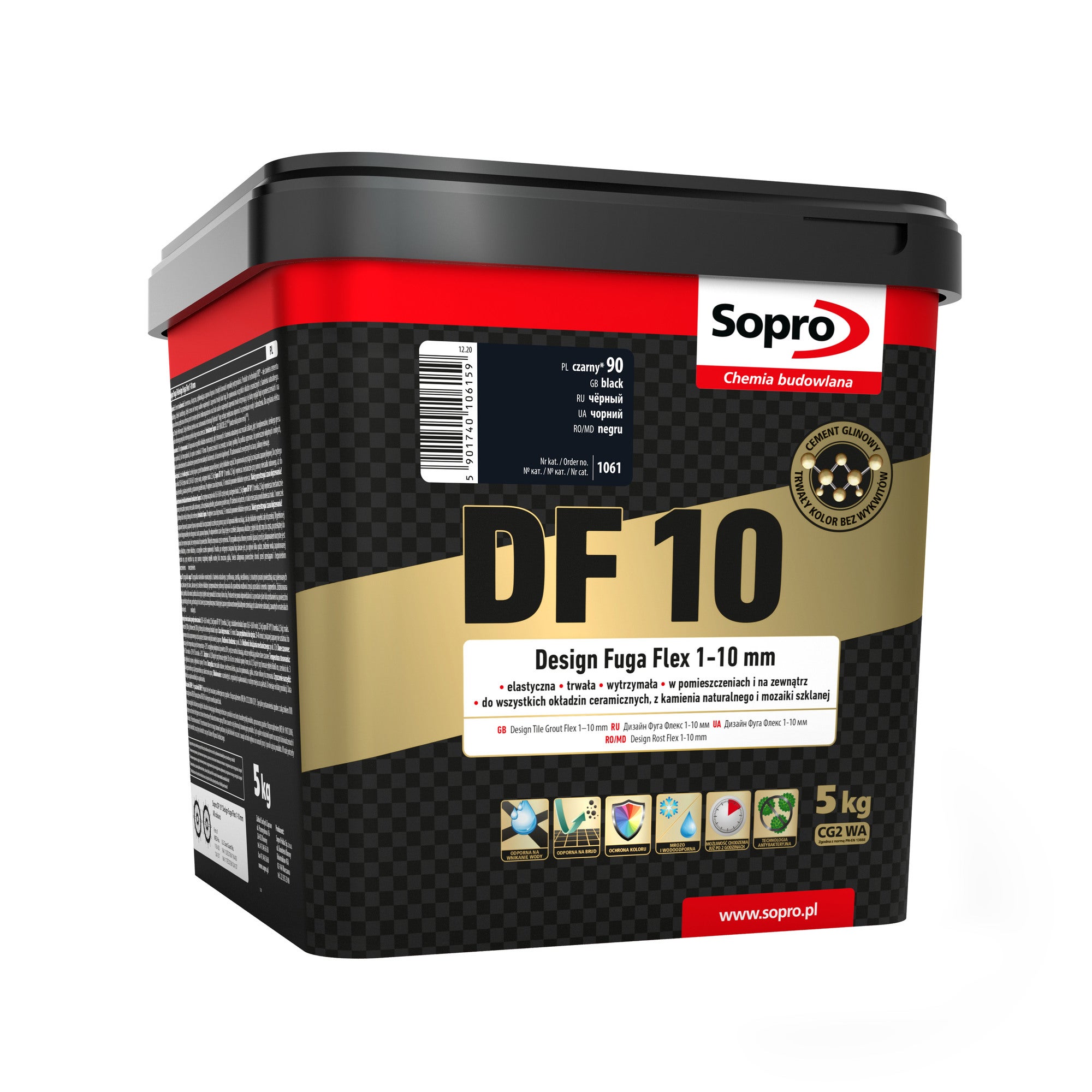 Fuga DF10 Design Flex 90 czarny 5kg 0