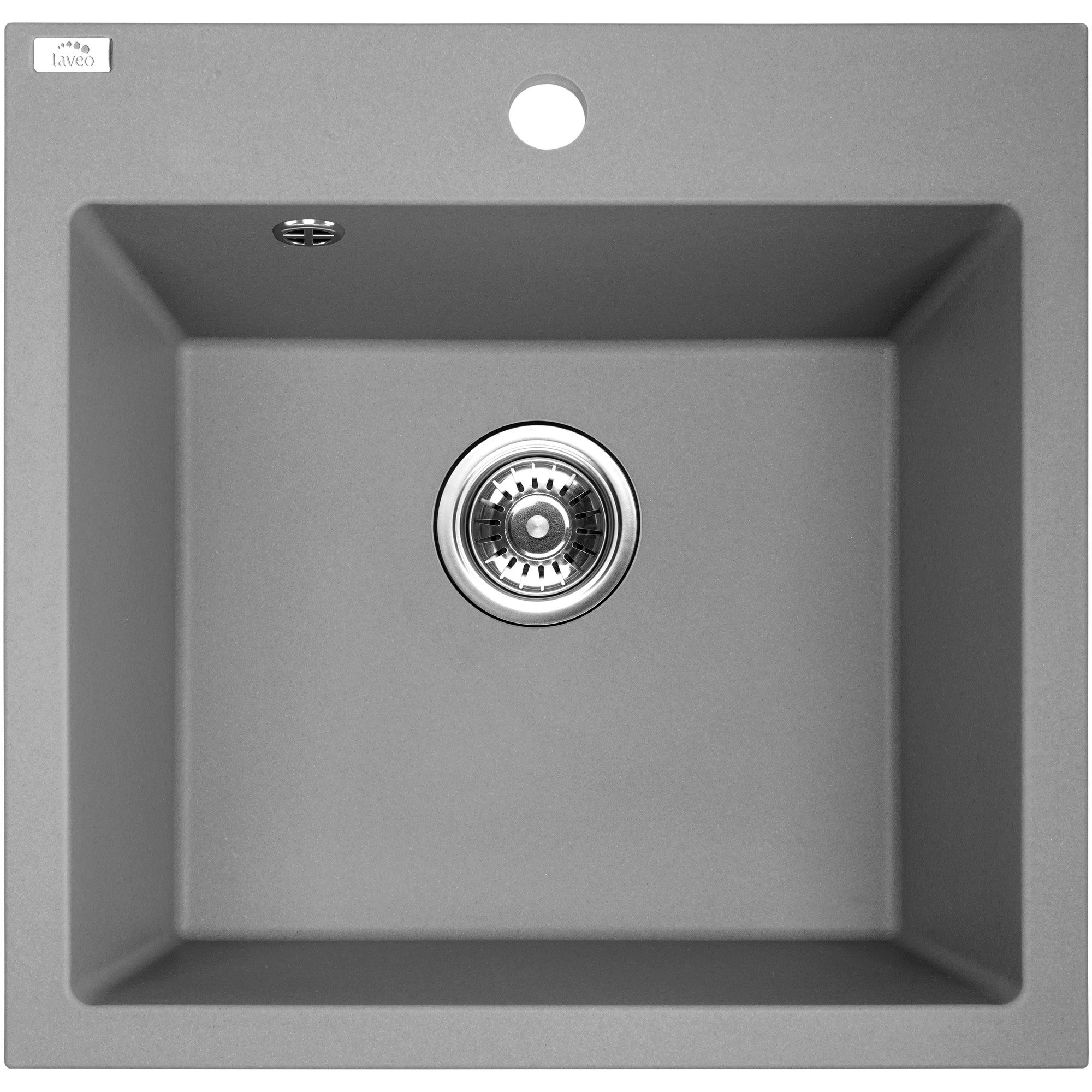 Zlewozmywak granitowy Laveo Alena 49 x 49cm 