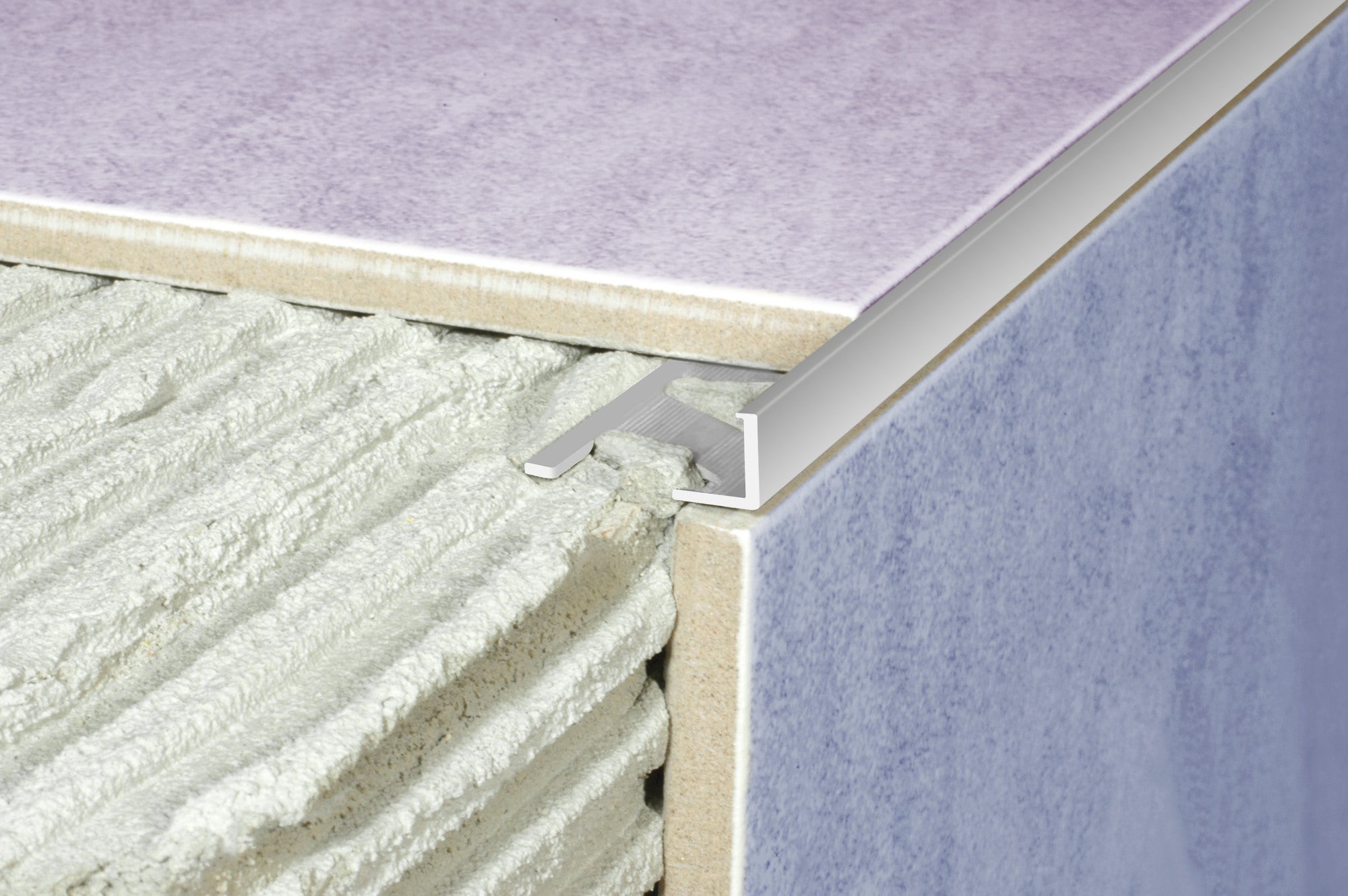 Profil krawędziowy  A50 2,5 mb 8mm aluminium naturalne