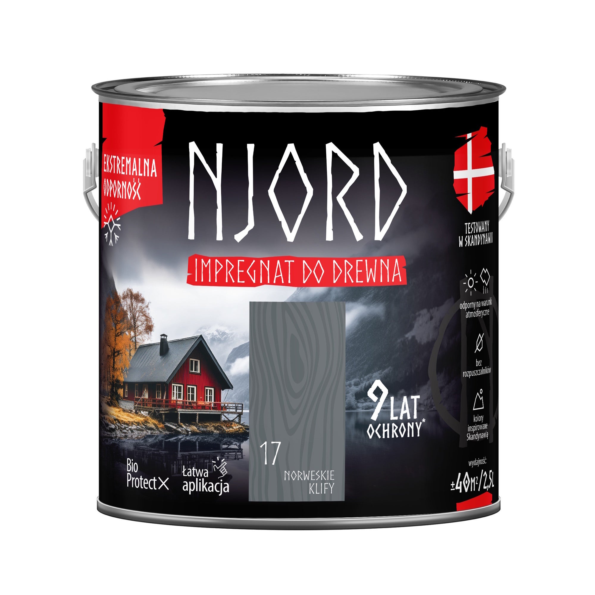 Njord impregnat do drewna norweskie klify 2,5L 0