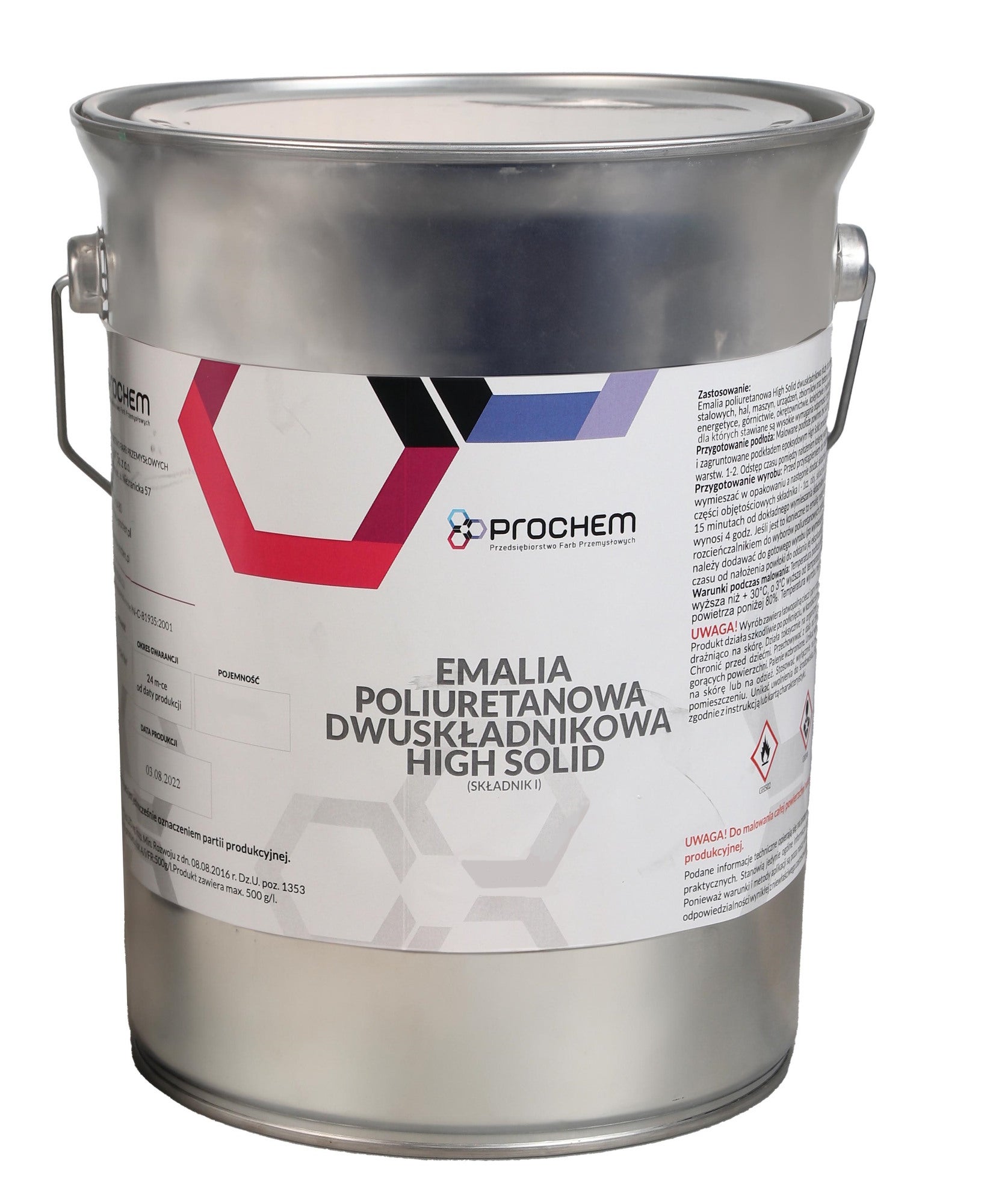 Farba poliuretanowa do basenów Prochem zielona 5l 1