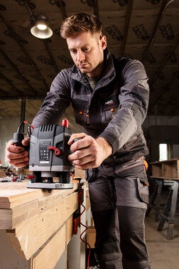 Frez kształtowy z łożyskiem, zaokrąglający 19x6,5 mm, trzpień 6 mm 3