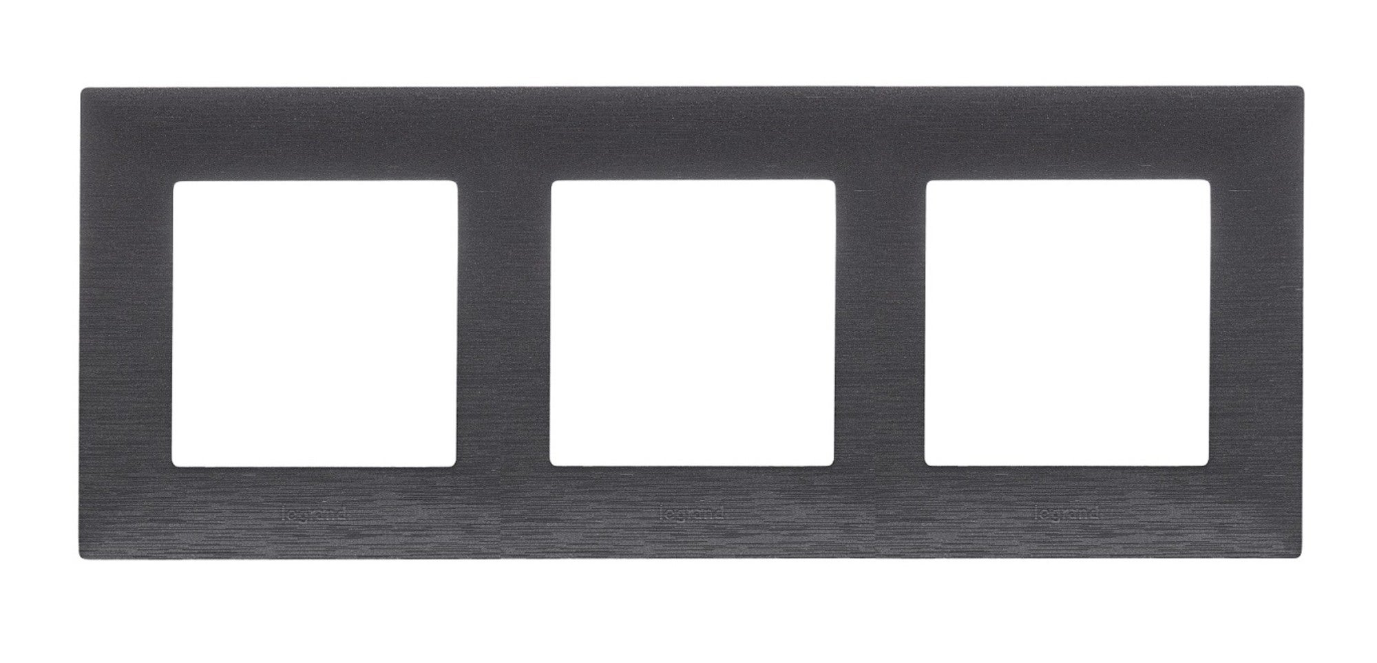 Niloe Step ramka stal szczotkowana potrójna