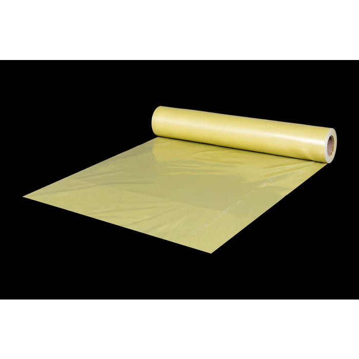 Folia paroizolacyjna 100 m2 żółta 2x50 m, 0.15 mm