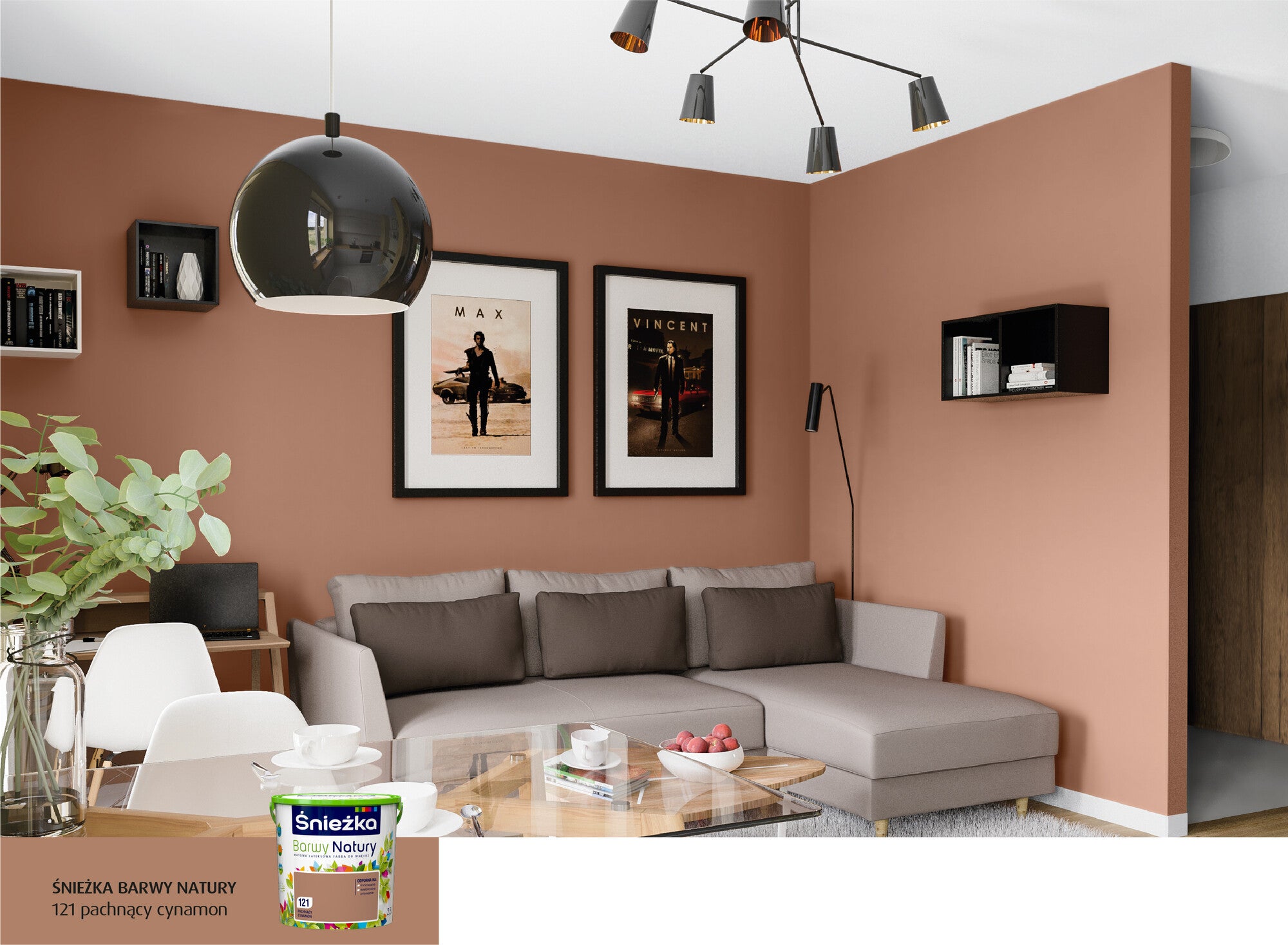 Farba Barwy Natury pachnący cynamon 2,5l 1