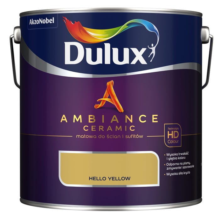 Farba Dulux Ambiance Ceramic hello yellow 2,5l