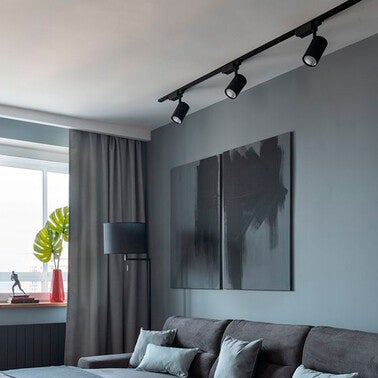 Oprawa na szynoprzewód 1-fazowa TOR moc 30W, strumień świetlny 2400Lm, 4000K, kolor czarny 1