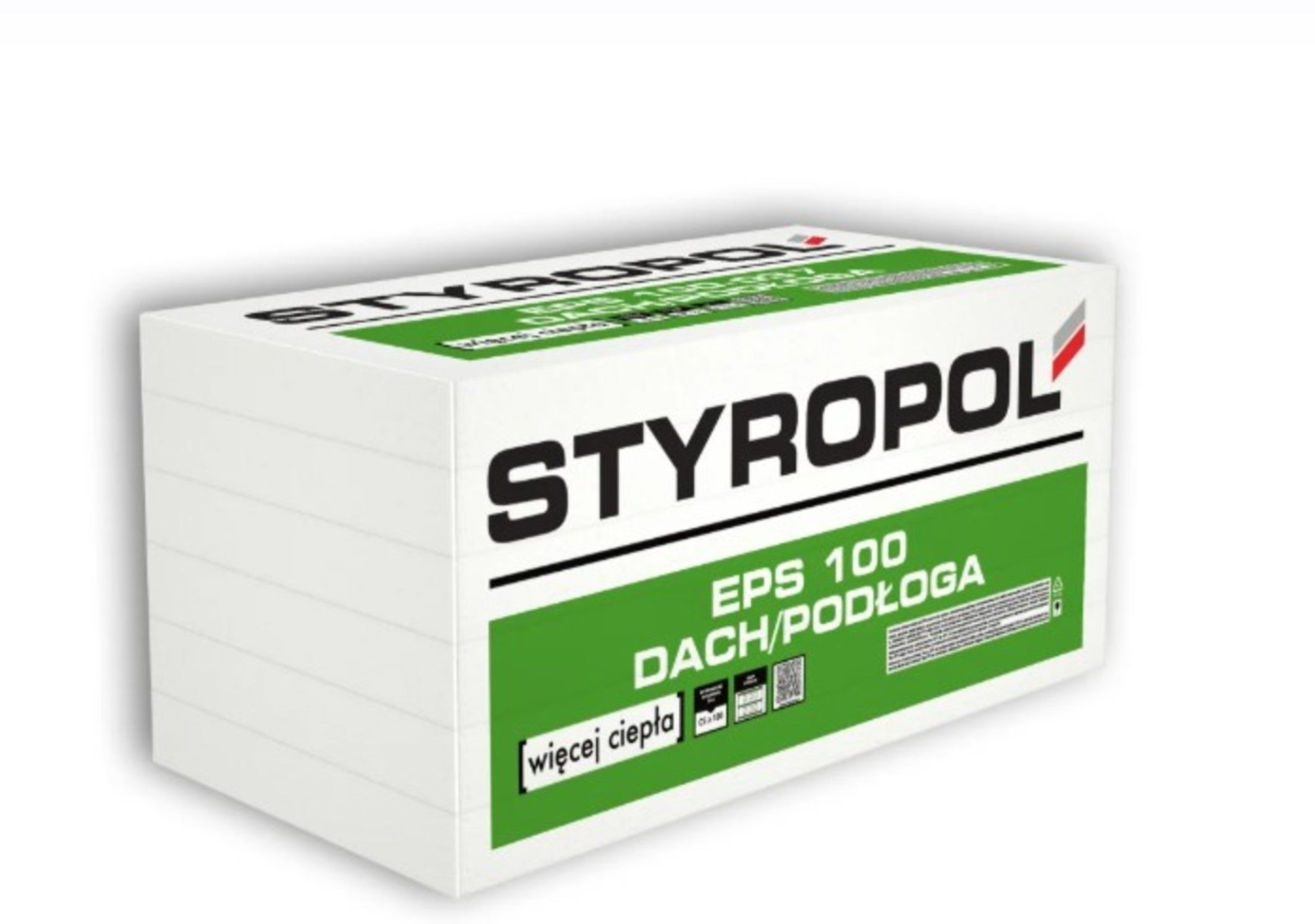 Styropian Styropol 36 8cm EPS100 0.036 W/(mK) 3.3 m2
