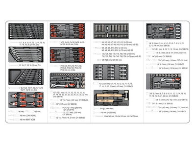 Szafka serwisowa z narzędziami YT-55300 Yato, 177 el. 4
