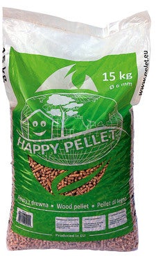 Pellet premium Happy Pellet 17,5 MJ 15 kg 0