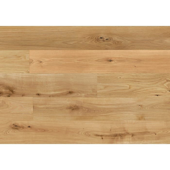 Deska podłogowa lita Dąb Rustic 15x130x300-1200 olejowana, szczotkowana op. 1,56 m2