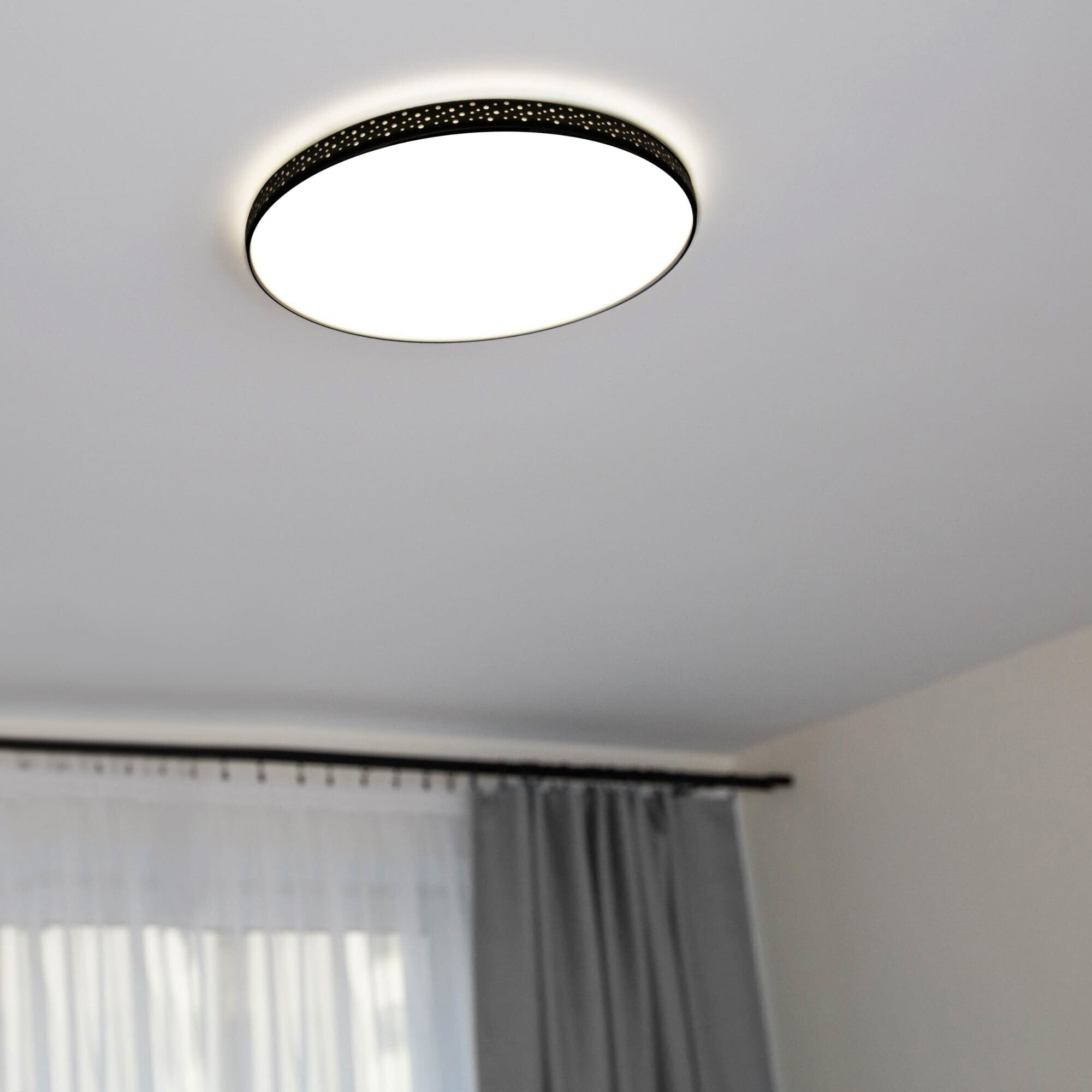 Plafon LED Moon 18W 1850 lm, czarny 4
