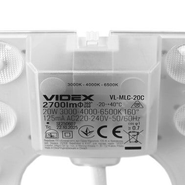 Wkład do plafonu LED 20W 2700lm C/N/Z IP20 8