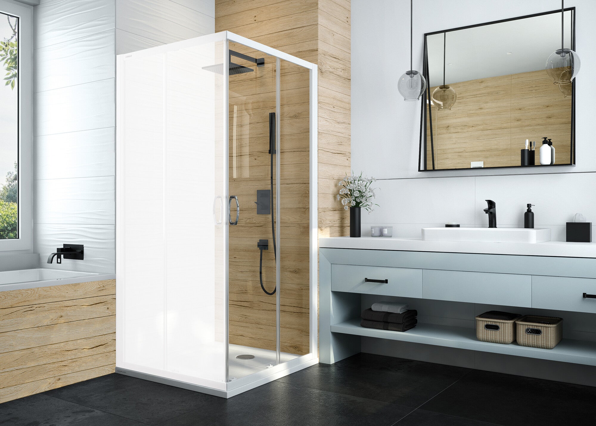 Kabina prysznicowa Sanplast Basic 70 cm 1