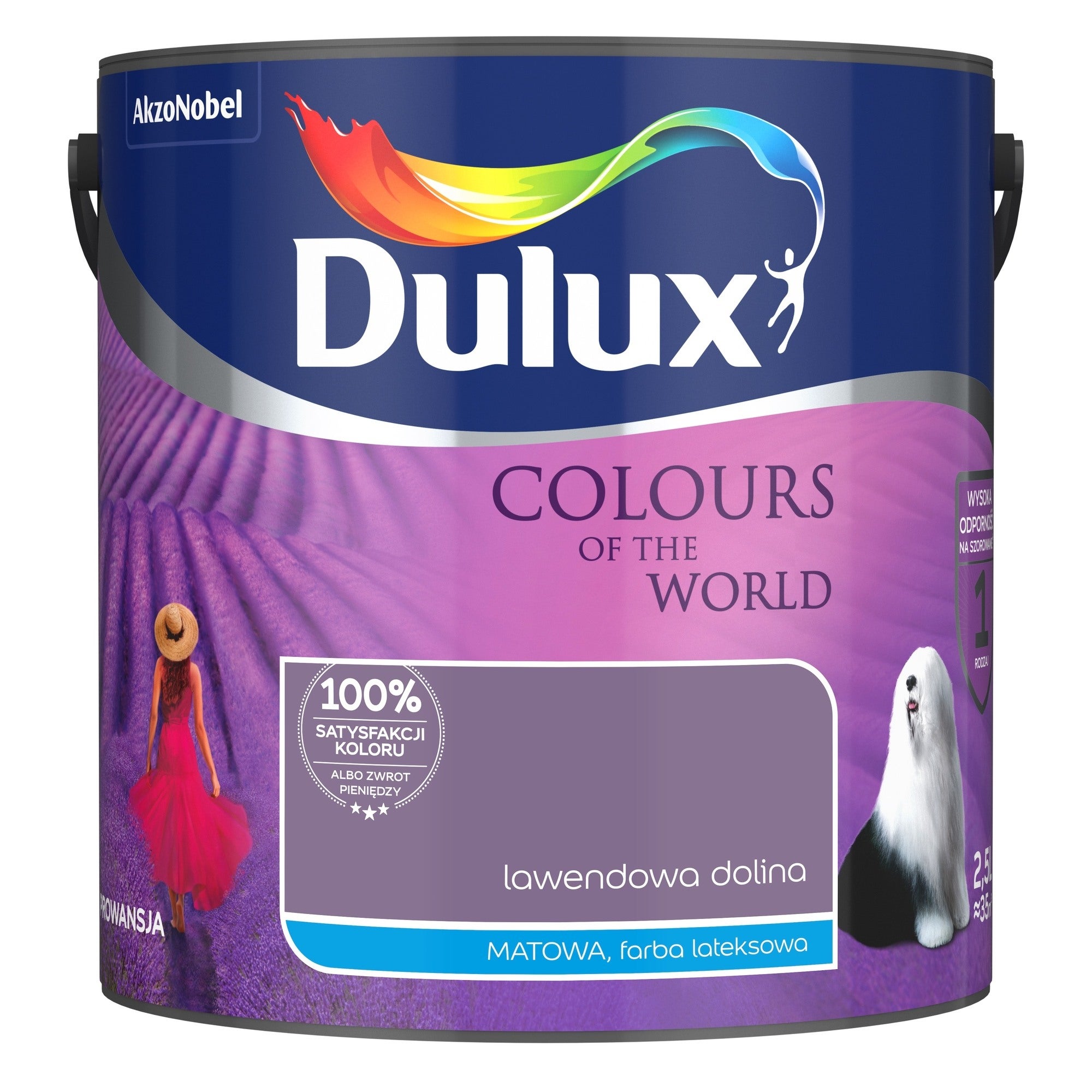Farba Dulux Kolory Świata lawendowa dolina 2,5l 0
