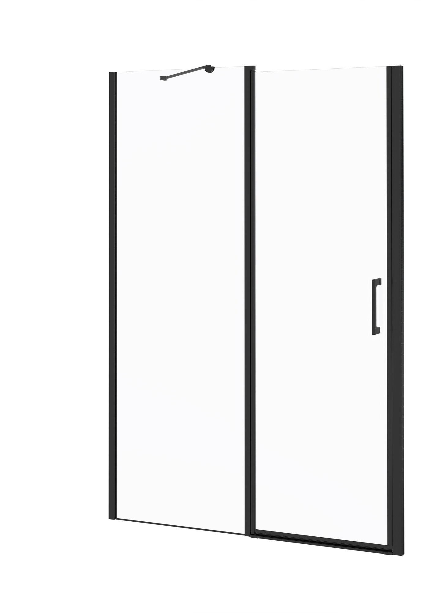 Drzwi prysznicowe Savana Veduta 140 x 192.5 cm czarne