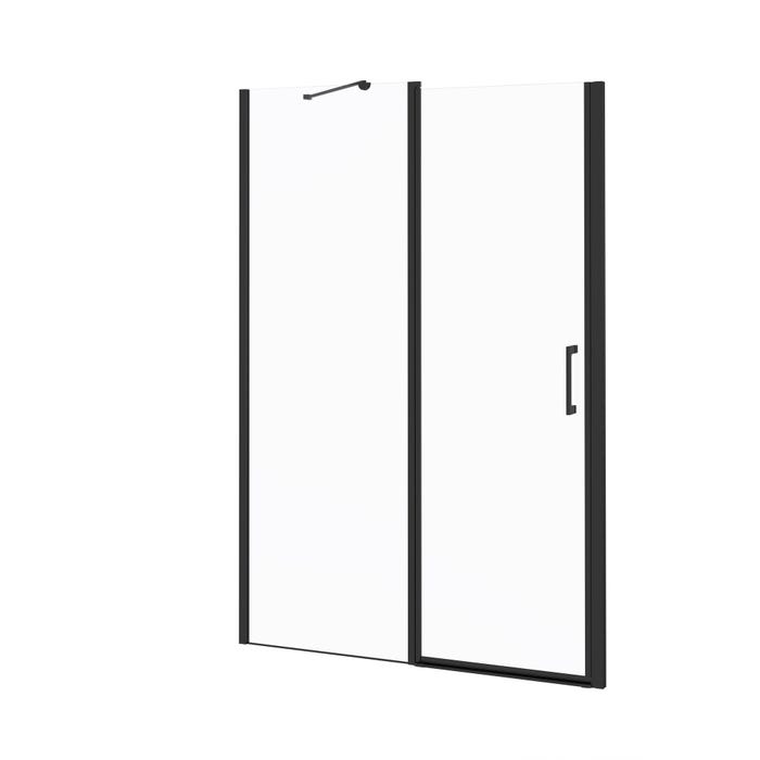 Drzwi prysznicowe Savana Veduta 140 x 192.5 cm czarne