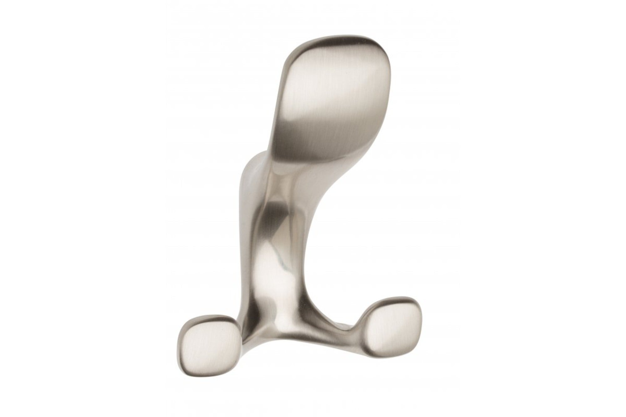 Wieszak potrójny stal szczotkowana