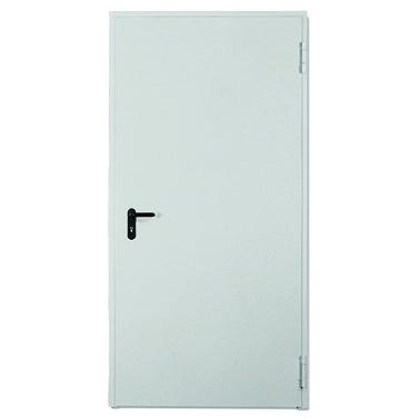Drzwi przeciwpożarowe Ei60 80 cm, odporność ogniowa 60 minut, RAL 9002
