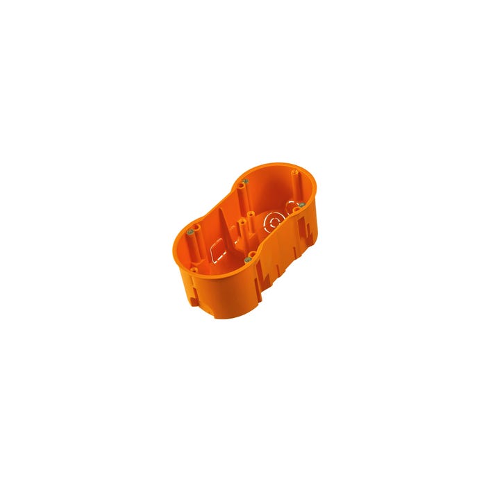 Puszka podtynkowa PK60 głęboka podwójna z wkrętami Ø 60mm