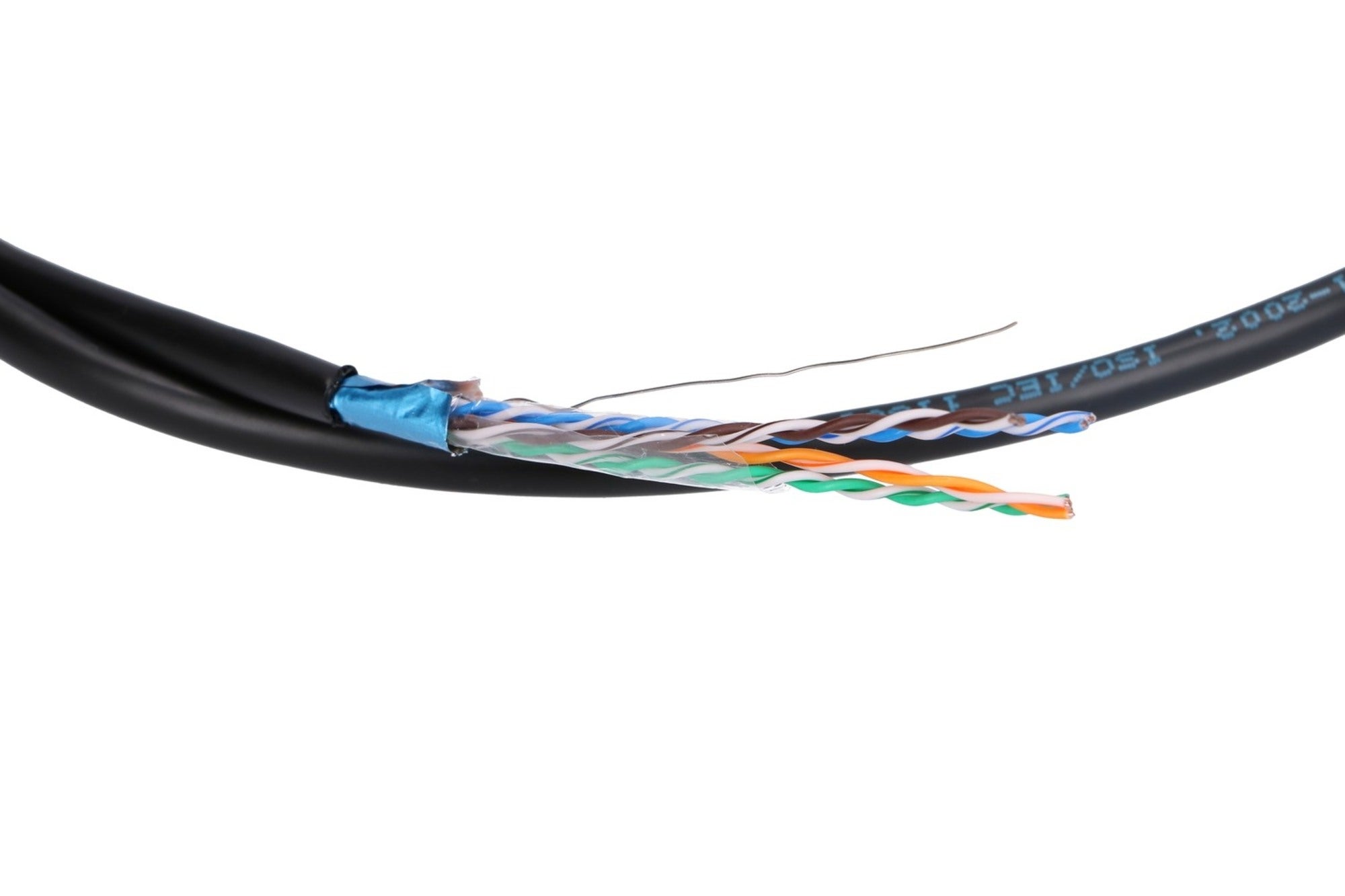 Kabel FTP (F/UTP) kat 5e ekranowany 1m 1