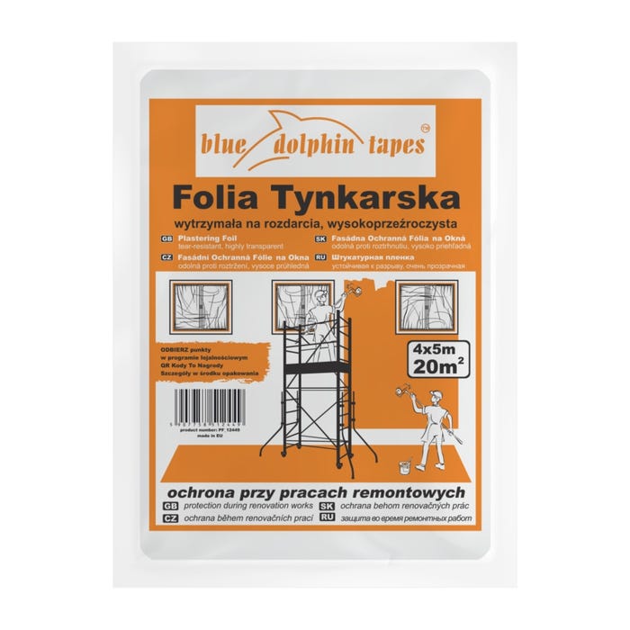 Folia tynkarska Blue Dolphin 20m2 4x5m