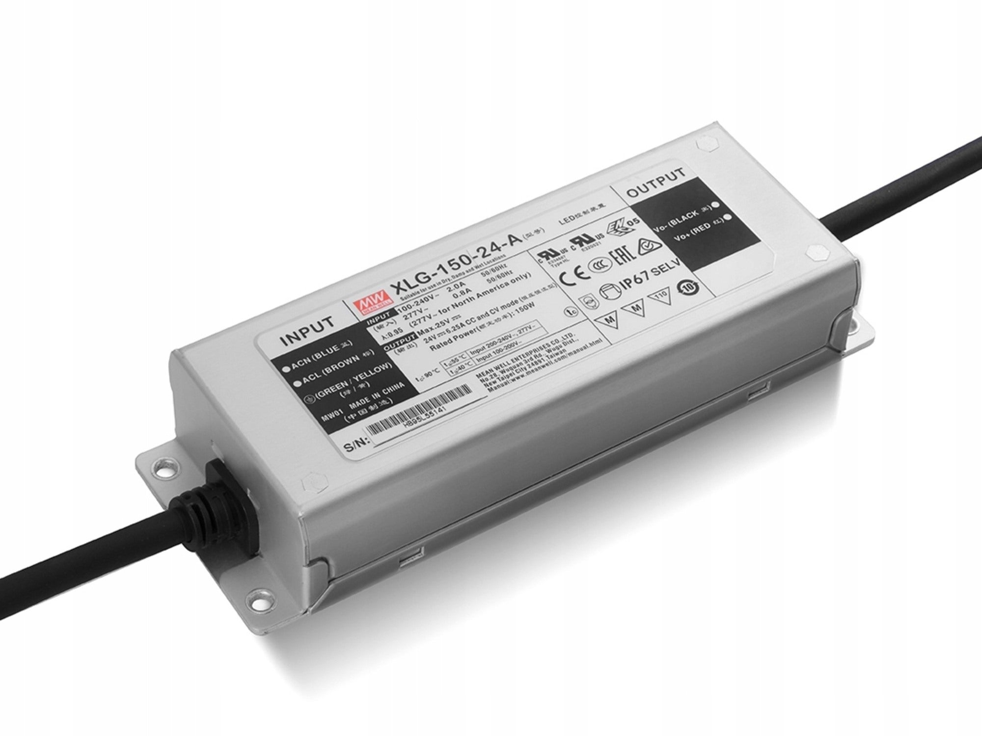 Zasilacz MEAN WELL XLG 24V 150W IP67