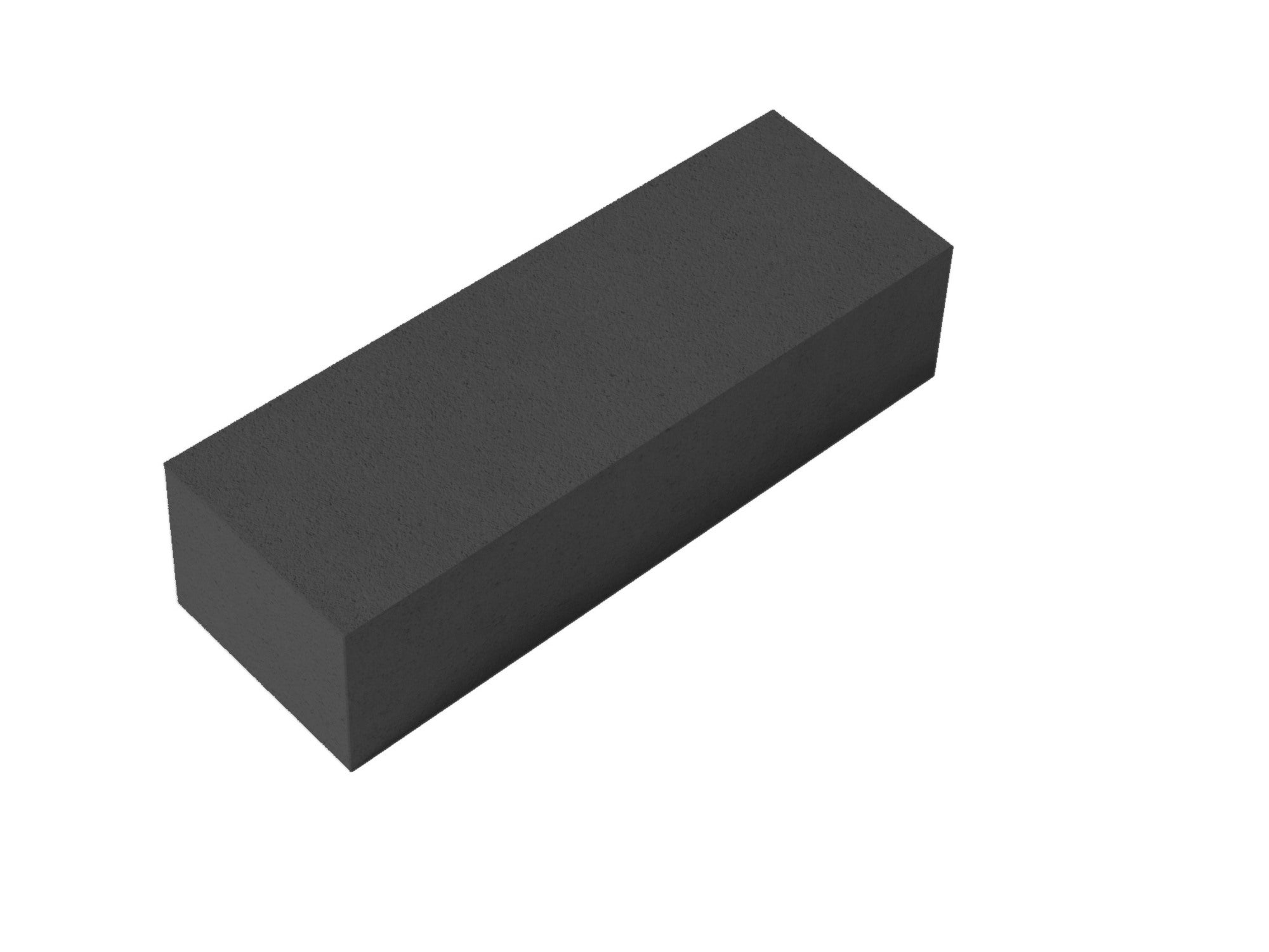 Daszek ogrodzeniowy grafitowy, wym. 60x20x15 cm, Certus