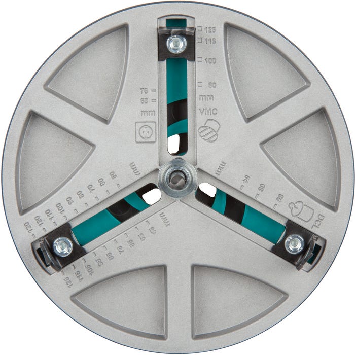 Owornica o regulowanej średnicy 45-130 mm Wolfcraft