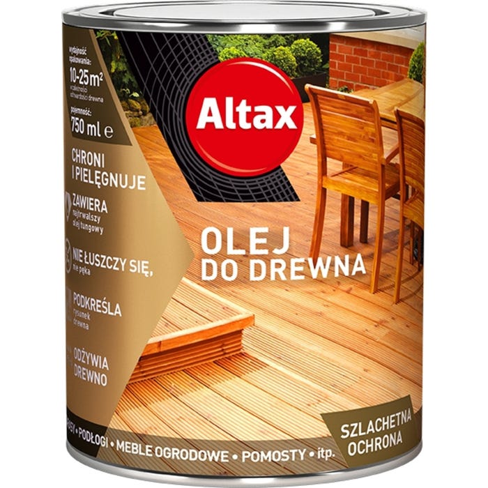 Olej do drewna Altax palisander angielski 0,75l