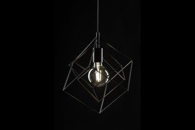 Oprawa sufitowa ROSA  1x E27, czarny, średnica 33cm, materiał metal 2