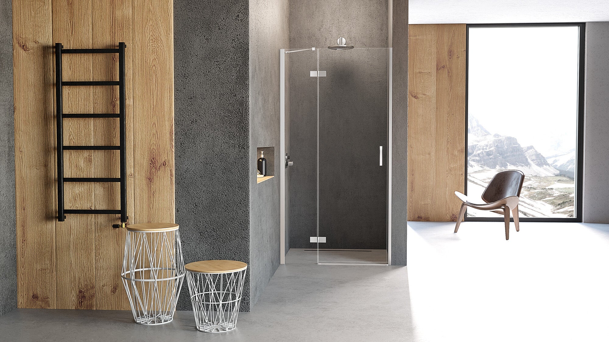 Drzwi prysznicowe Kabri Primera lewe 90x195 cm 1