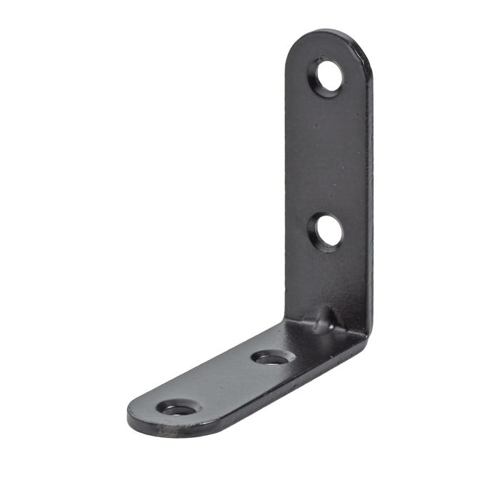 Kątownik do krzeseł 50x50x15mm czarny