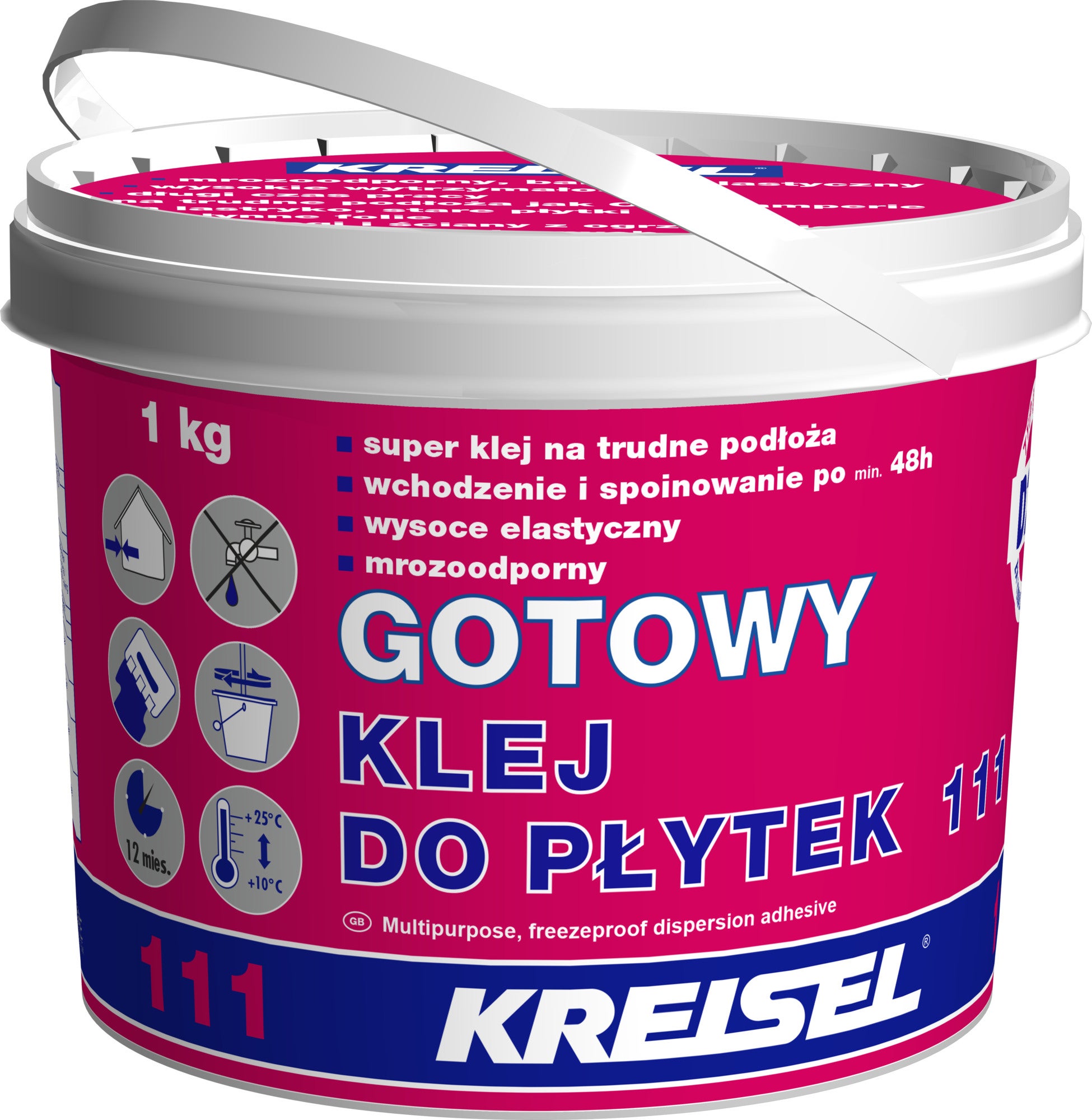 Gotowy klej do płytek  111 Kreisel 1 kg 0