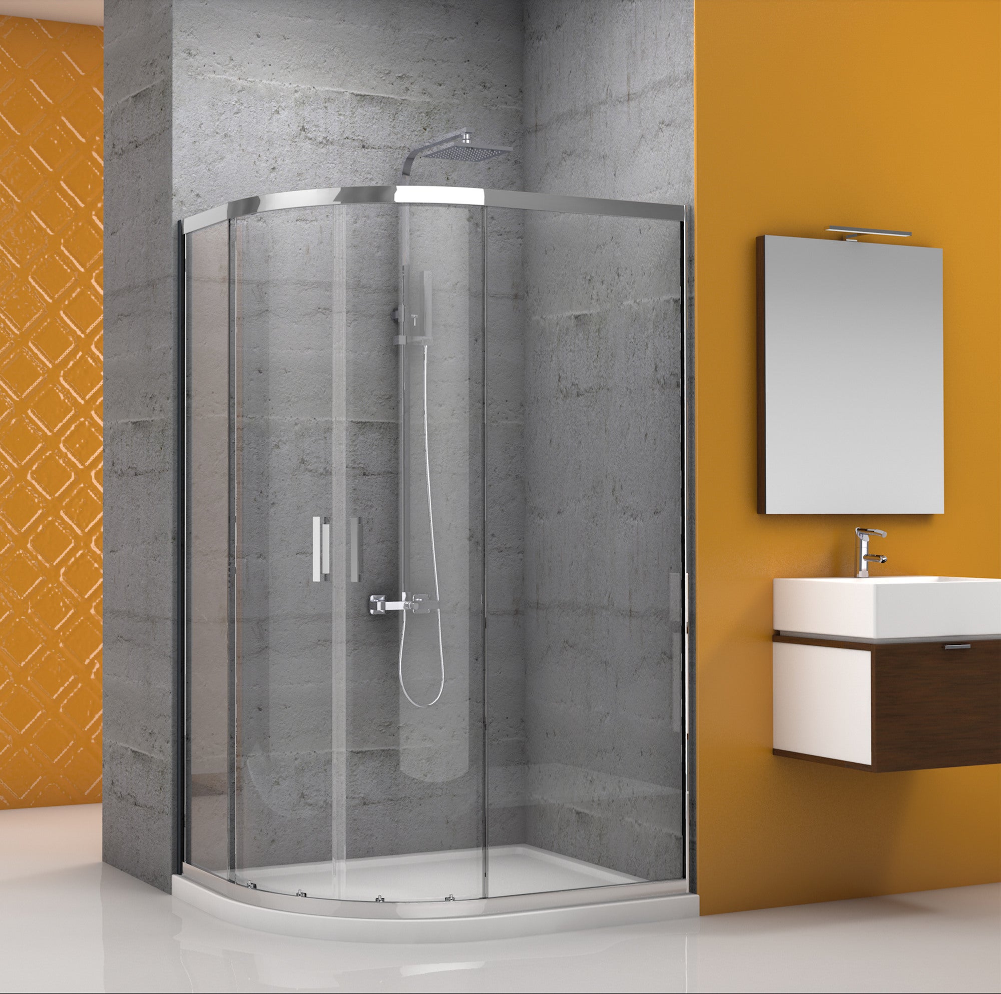 Kabina prysznicowa Kabri Stilo 120x85 cm