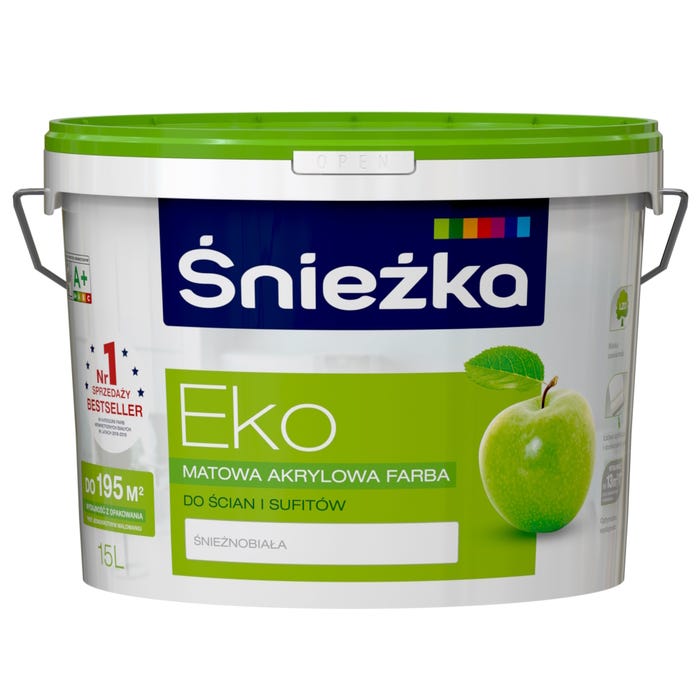 Farba Śnieżka Eko biała 15l