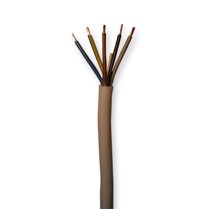 Przewód YDY 5x6mm2 1m