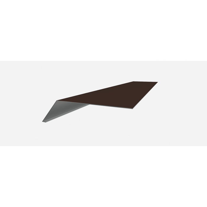 Pas podrynnowy 170x30 mm, dł. 2 m, brązowy metal Scala Plastics