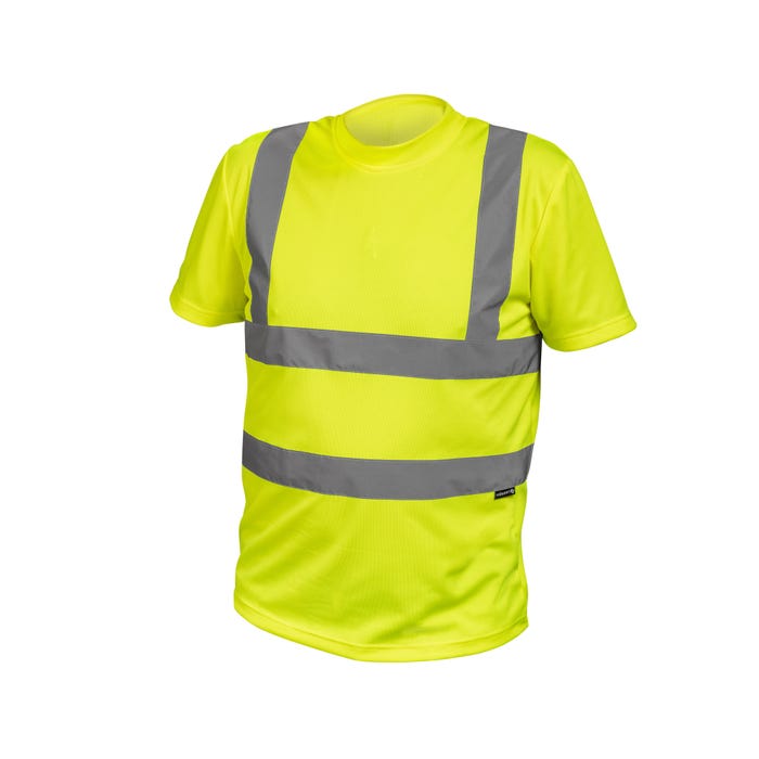 T-shirt ostrzegawczy żółty Rossel, rozm. 3XL (58)