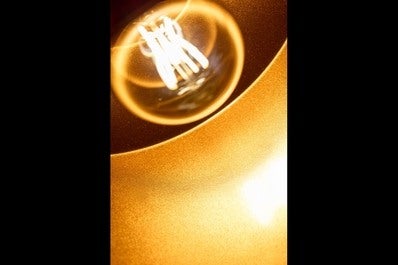 Oprawa sufitowa GOA 1x E27, czerwony, średnica 32cm, materiał metal 1