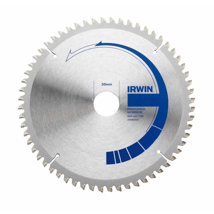 Piła widiowa do aluminium 210 mm 60Z, otwór 30 Irwin