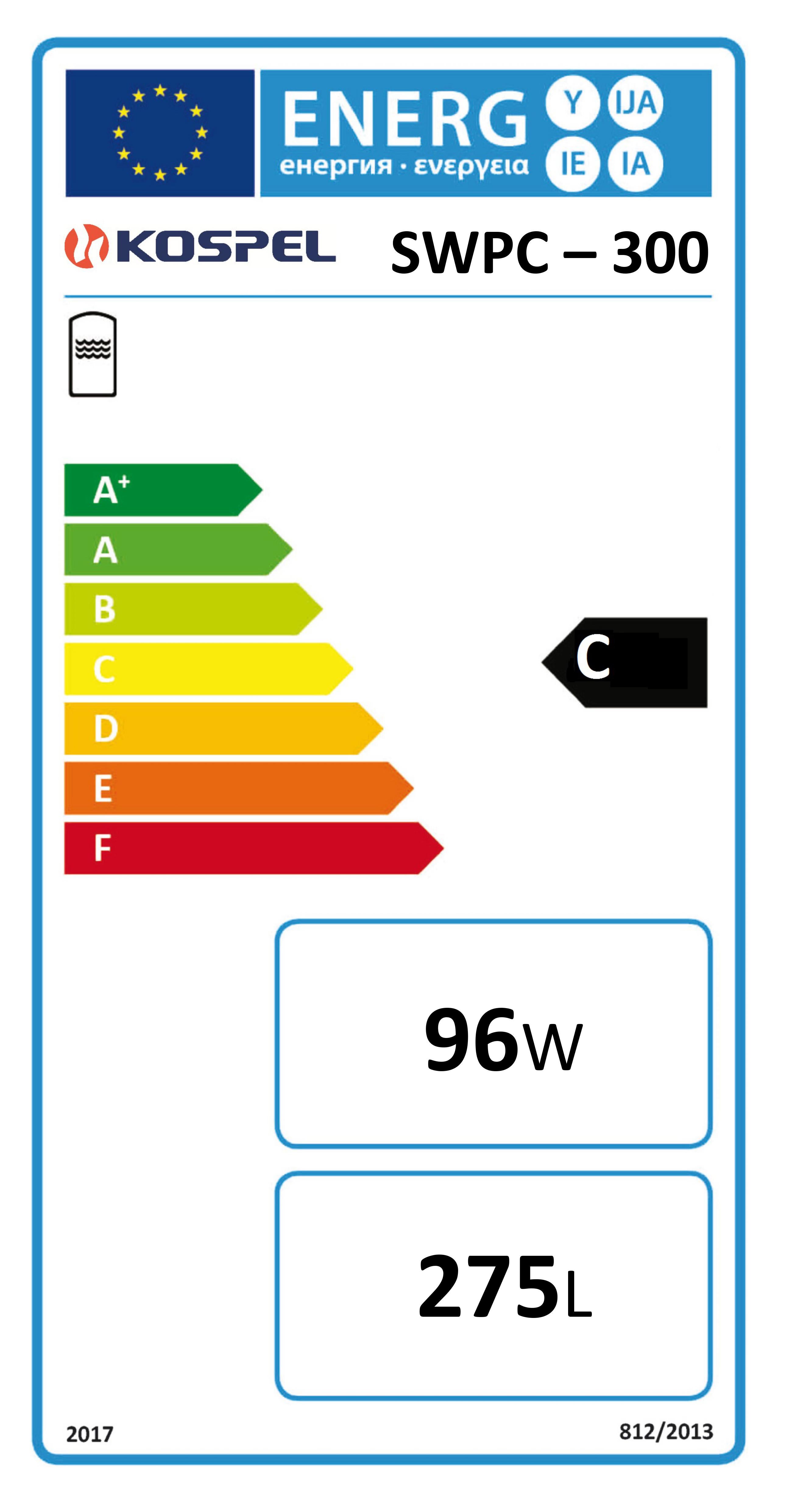 Wymiennik stojący SWPC Termo Magnum 300 l, z wężownicą 2