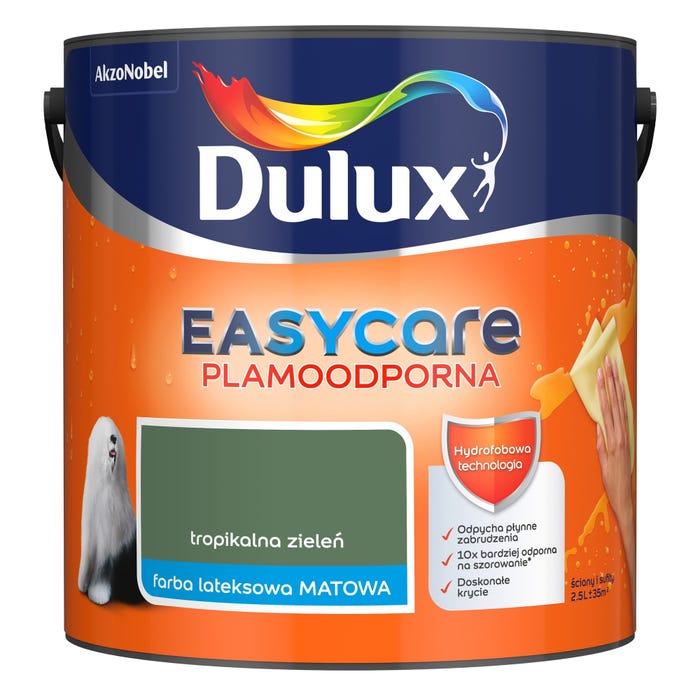 Farba Dulux EasyCare tropikalna zieleń 2,5l